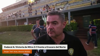 Federal A: Victoria de Mitre 3-1 frente a Crucero del Norte