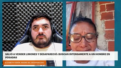 Salió a vender limones y desapareció: buscan intensamente a un hombre en Posadas