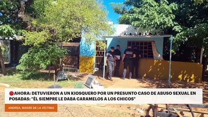 🔴 AHORA: Detuvieron a un kiosquero por un presunto caso de abuso sexual en Posadas