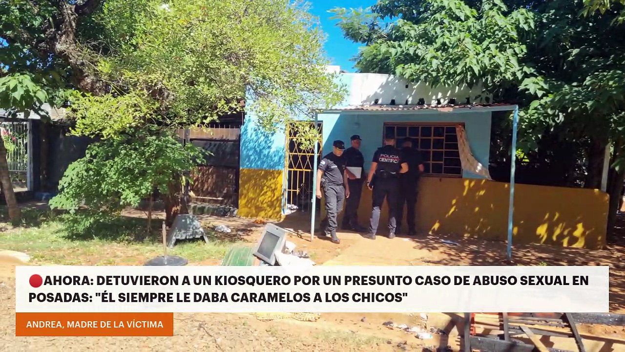 🔴 AHORA: Detuvieron a un kiosquero por un presunto caso de abuso sexual en Posadas