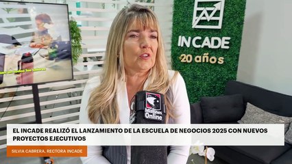 El INCADE realizó el lanzamiento de la Escuela de Negocios 2025 con nuevos proyectos ejecutivos