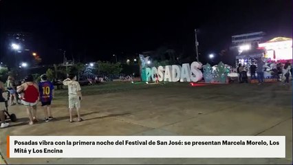 Posadas vibra con la primera noche del Festival de San José: se presentan Marcela Morelo, Los Mitá y Los Encina