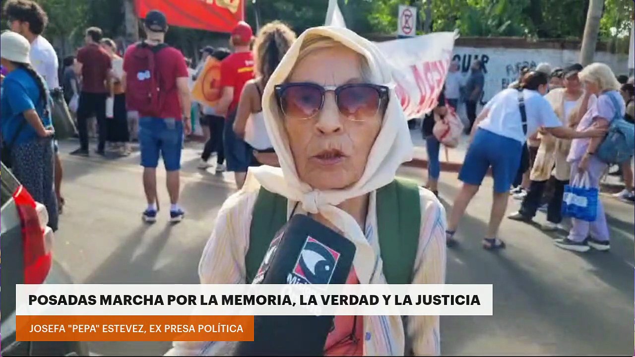 Posadas marcha por la Memoria, la Verdad y la Justicia