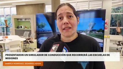 Presentaron un simulador de conducción que recorrerá las escuelas de Misiones