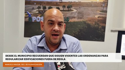 Desde el municipio recuerdan que siguen vigentes las ordenanzas para  regularizar edificaciones fuera de regla