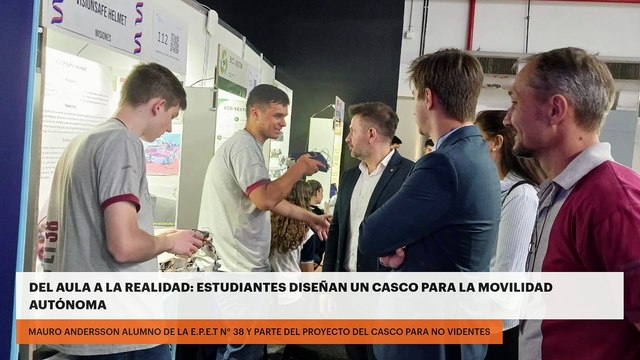 Del aula a la realidad: estudiantes diseñan un casco para la movilidad autónoma