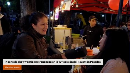 Noche de show y patio gastronómico en la 10° edición del Reventón Posadas Plaza San Martín