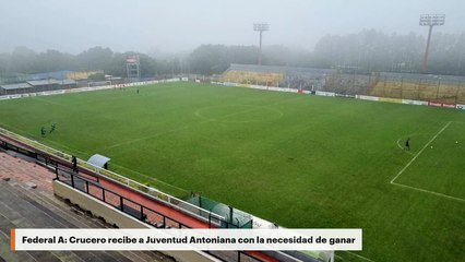 Federal A: Crucero recibe a Juventud Antoniana con la necesidad de ganar