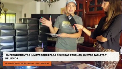 Emprendimientos innovadores para celebrar pascuas: huevos tableta y rellenos