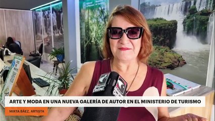 Arte y moda en una nueva galería de autor en el ministerio de turismo