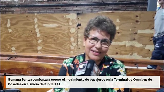 Semana Santa: comienza a crecer el movimiento de pasajeros en la Terminal de Ómnibus de Posadas en el inicio del finde XXL