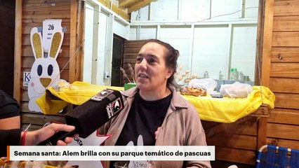 Semana santa: Alem brilla con su parque temático de pascuas