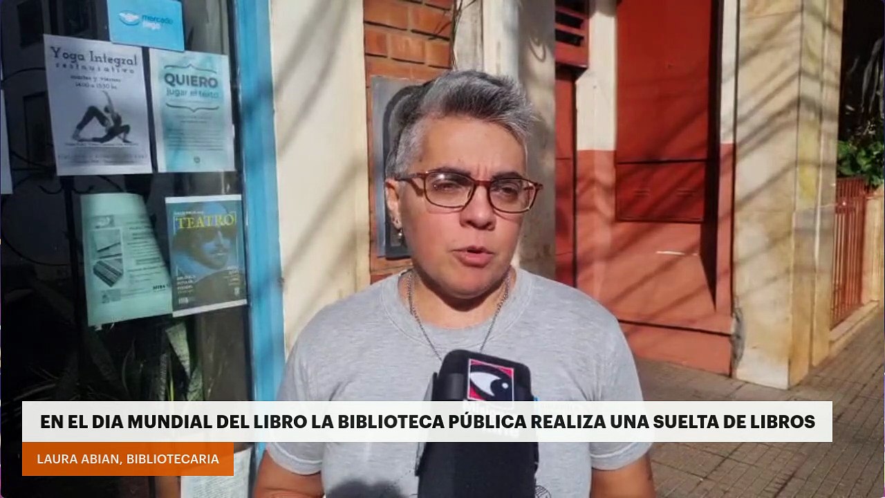 En el día mundial del libro la Biblioteca Pública realiza una suelta de libros