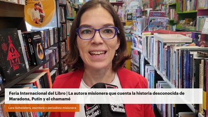 Feria Internacional del Libro | La autora misionera que cuenta la historia desconocida de Maradona, Putin y el chamamé