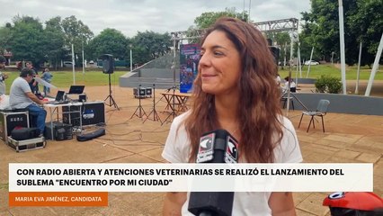 Con radio abierta y atenciones veterinarias, se realizó el lanzamiento del sublema Encuentro por mi Ciudad