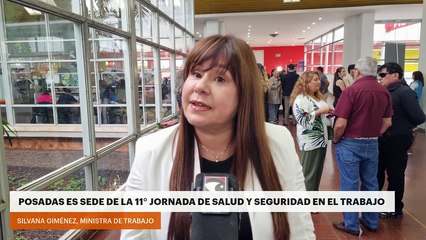 Posadas es sede de la 11° Jornada de Salud y Seguridad en el Trabajo