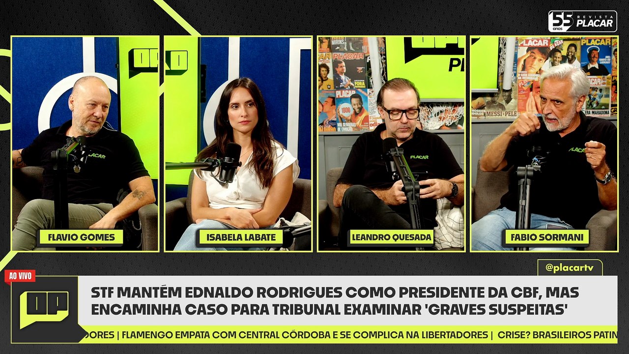 PALMEIRAS CLASSIFICADO NA LIBERTADORES, EDNALDO FORA DA CBF? E O FUTURO DE DINIZ? | Opinião Placar