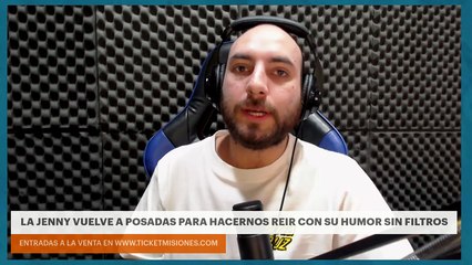 La Jenny vuelve a Posadas para hacernos reír con su humor sin filtros: las entradas para la nueva función en TicketMisiones.com