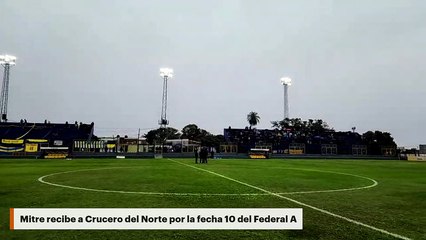 Mitre recibe a Crucero del Norte por la fecha 10 del Federal A