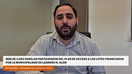 Más de 2.000 familias participaron del plan de acceso a los lotes financiados por la Municipalidad de Leandro N. Alem