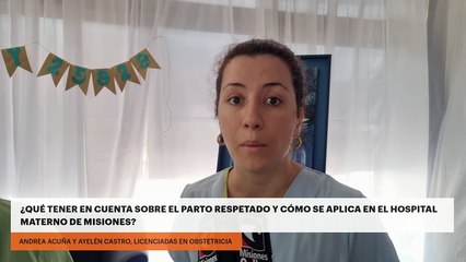 ¿Qué tener en cuenta sobre el parto respetado y cómo se aplica en el Hospital Materno de Misiones?