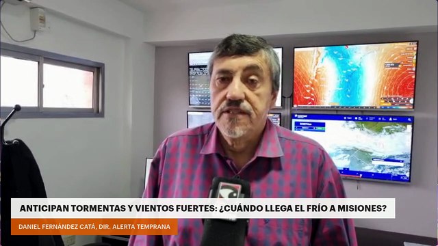Anticipan tormentas y vientos fuertes: ¿cuándo llega el frío a Misiones?