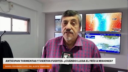 Anticipan tormentas y vientos fuertes: ¿cuándo llega el frío a Misiones?