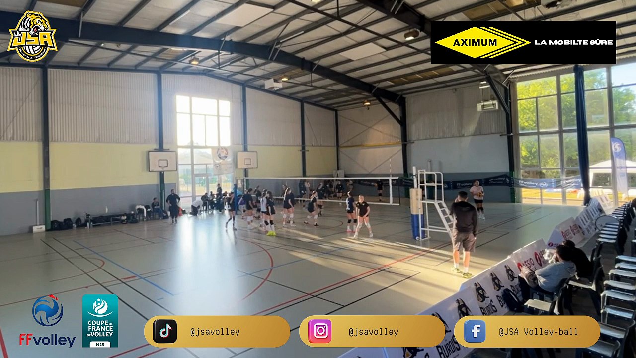 Coupe de France M15F Volley St Cloud vs Laval