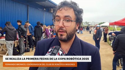 Se realiza la primera fecha de la Copa Robótica 2025