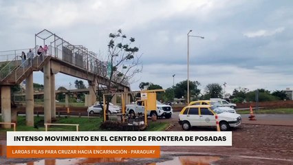 Intenso movimiento en el Centro de Frontera de Posadas
