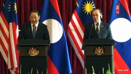 ((LIVE)) Sidang Media Bersama Perdana Menteri Malaysia dan Perdana Menteri Laos