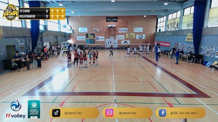 Coupe de France M15F Volley St Cloud vs Villefranche