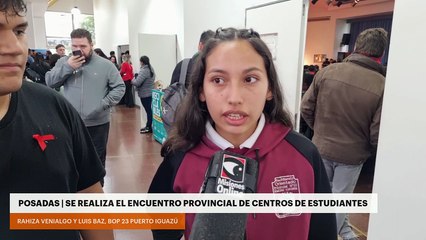 Posadas | Se realiza en Encuentro Provincial de Centros de Estudiantes