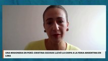 Una misionera en Perú: Cristina Cechuk llevó la chipa a la feria argentina en Lima