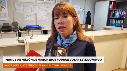 Más de un millón de misioneros podrán votar este domingo