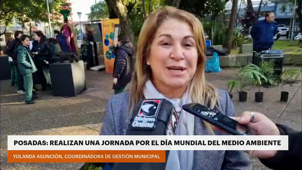 Posadas: realizan una jornada por el día mundial del medio ambiente