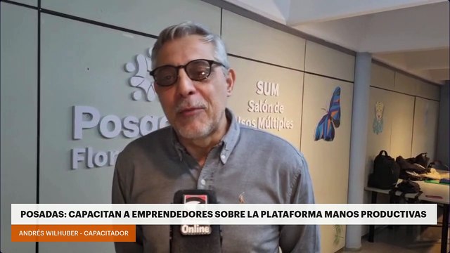 Posadas: capacitan a emprendedores sobre la plataforma Manos productivas