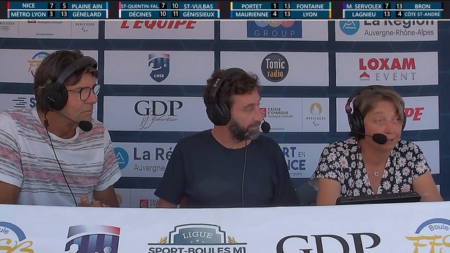 Ligue M1 Sport-Boules Etape 9 Génelard en Saône et Loire Partie 1