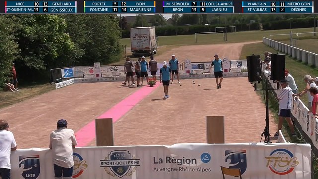 Ligue M1 Sport-Boules Etape 9 Génelard en Saône et Loire Partie 3