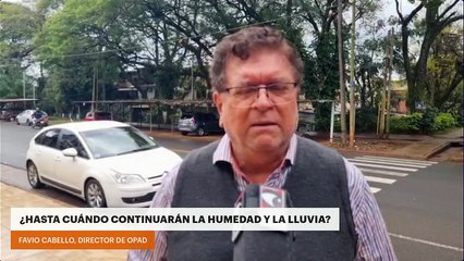 ¿Hasta cuándo continuarán la humedad y la lluvia?