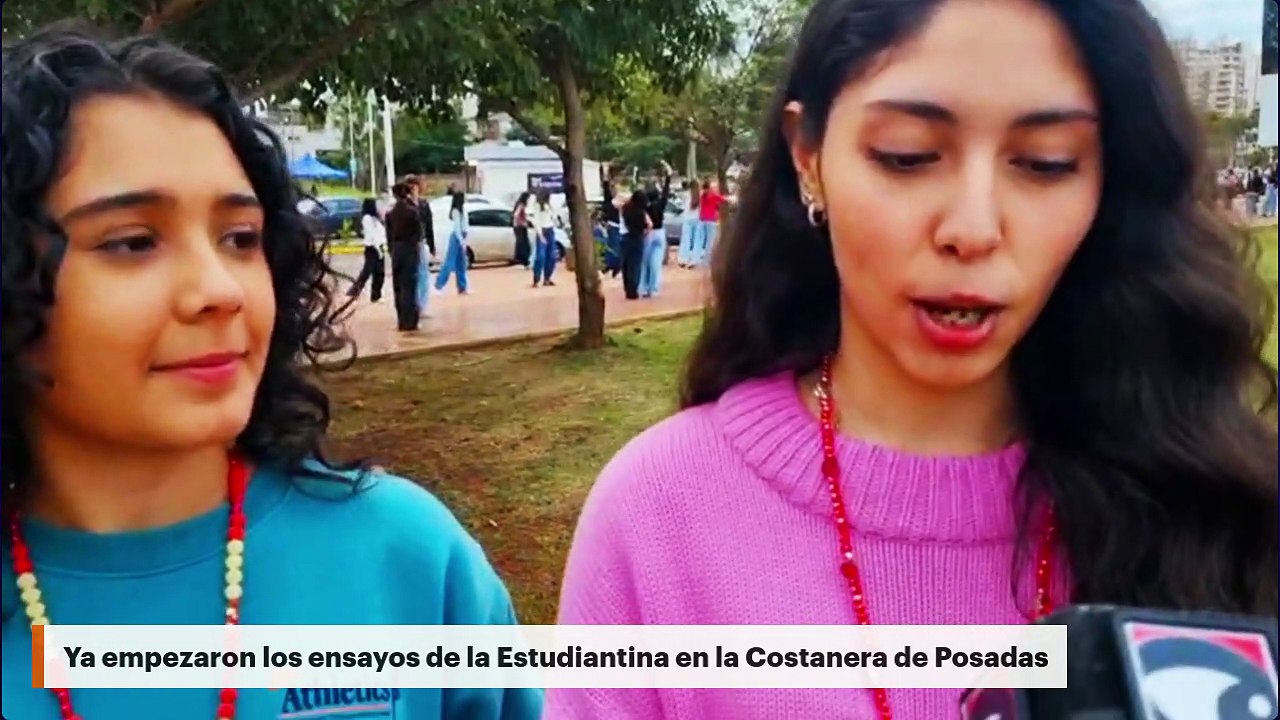 Ya empezaron los ensayos de la Estudiantina en la Costanera de Posadas