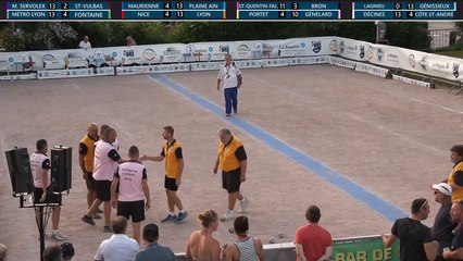 Diffusion en direct Ligue M1 Sport-Boules Etape 10 Gérardmer Partie 1