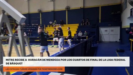 Mitre recibe a Huracán de Mendoza por los cuartos de final de la Liga Federal de Básquet