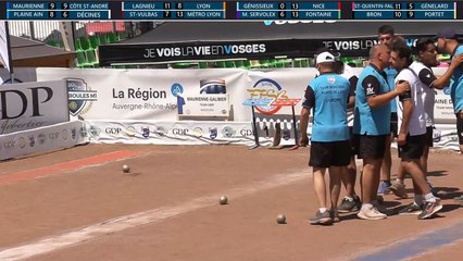 Diffusion en direct Ligue M1 Sport-Boules Etape 10 Gérardmer Partie 3