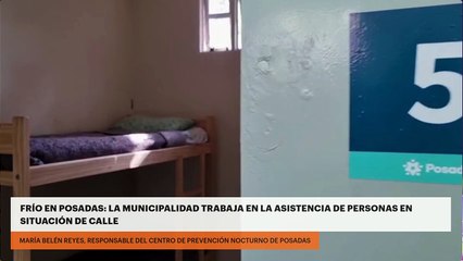 Frío en Posadas: la Municipalidad trabaja en la asistencia de personas en situación de calle