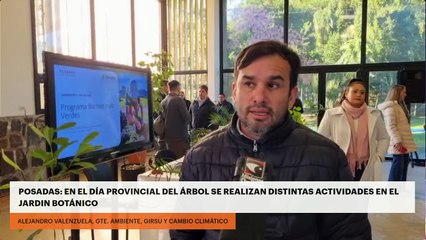 Posadas: en el día provincial del árbol se realizan distintas actividades en el jardín botánico