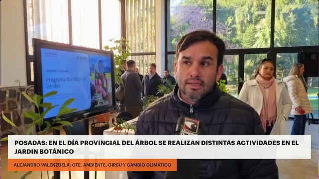 Posadas: en el día provincial del árbol se realizan distintas actividades en el jardín botánico
