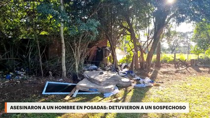 Asesinaron a un hombre en Posadas: detuvieron a un sospechoso