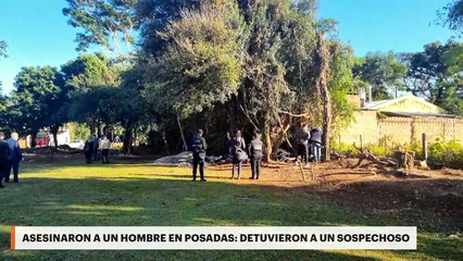 Asesinaron a un hombre en Posadas: detuvieron a un sospechoso