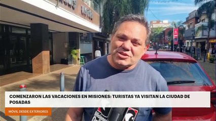 COMENZARON LAS VACACIONES EN MISIONES: TURISTAS YA VISITAN LA CIUDAD DE POSADAS
